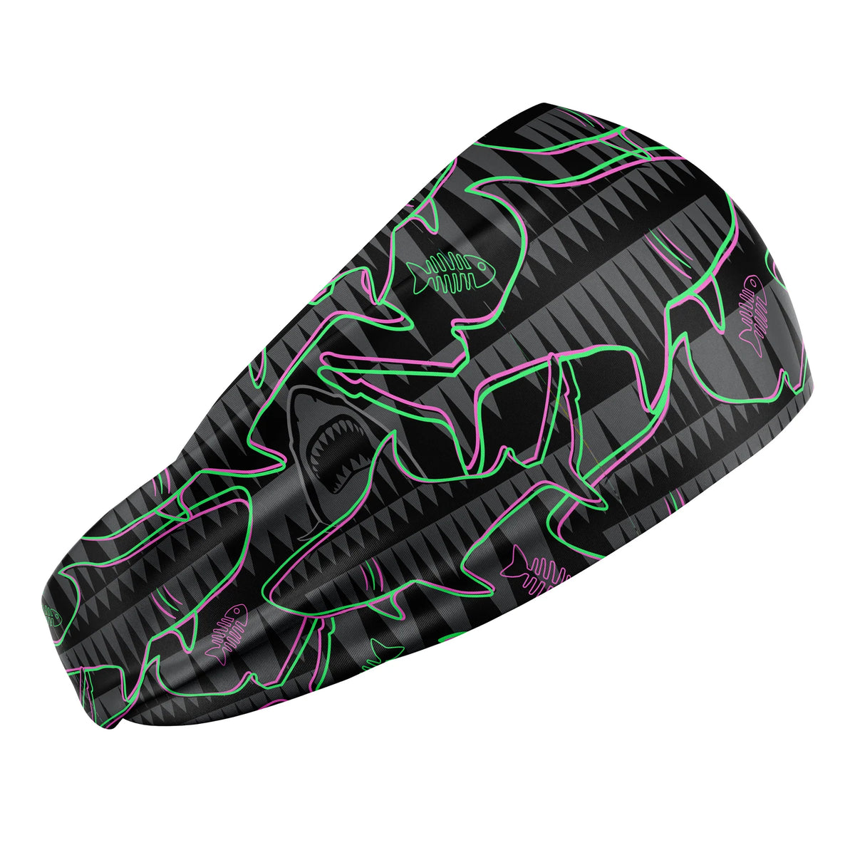 Spacefish Army Neon Jaws Scuba Headband