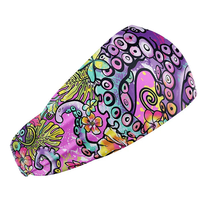 Spacefish Army Octofloral Splatterparty Scuba Headband