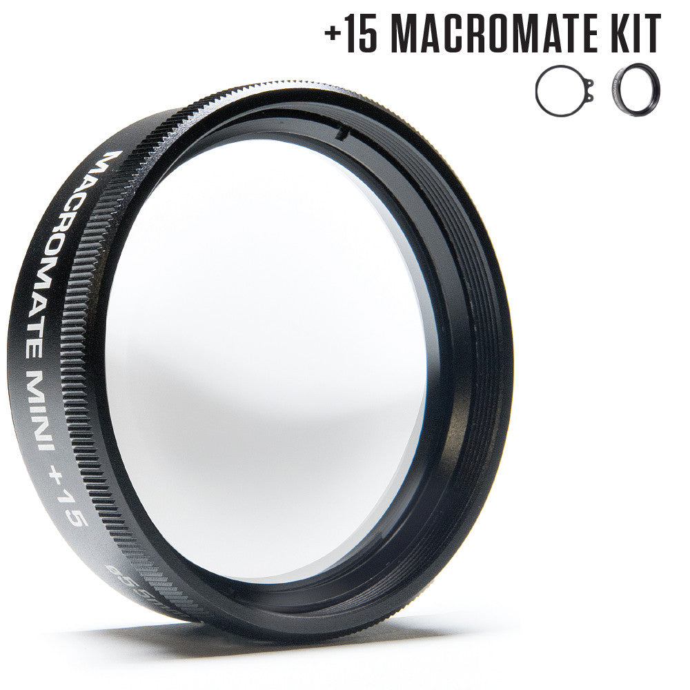 Flip4 Macromate Mini +15 UW Macro Lens Kit for GoPro