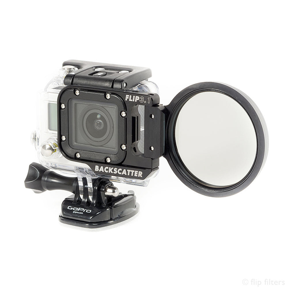 Backscatter FLIP 3.1 55MM Polarizer Filter for GoPro Hero 4/3+/3