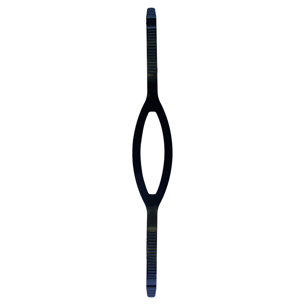 Marine Sports Silicone Mask Strap Black