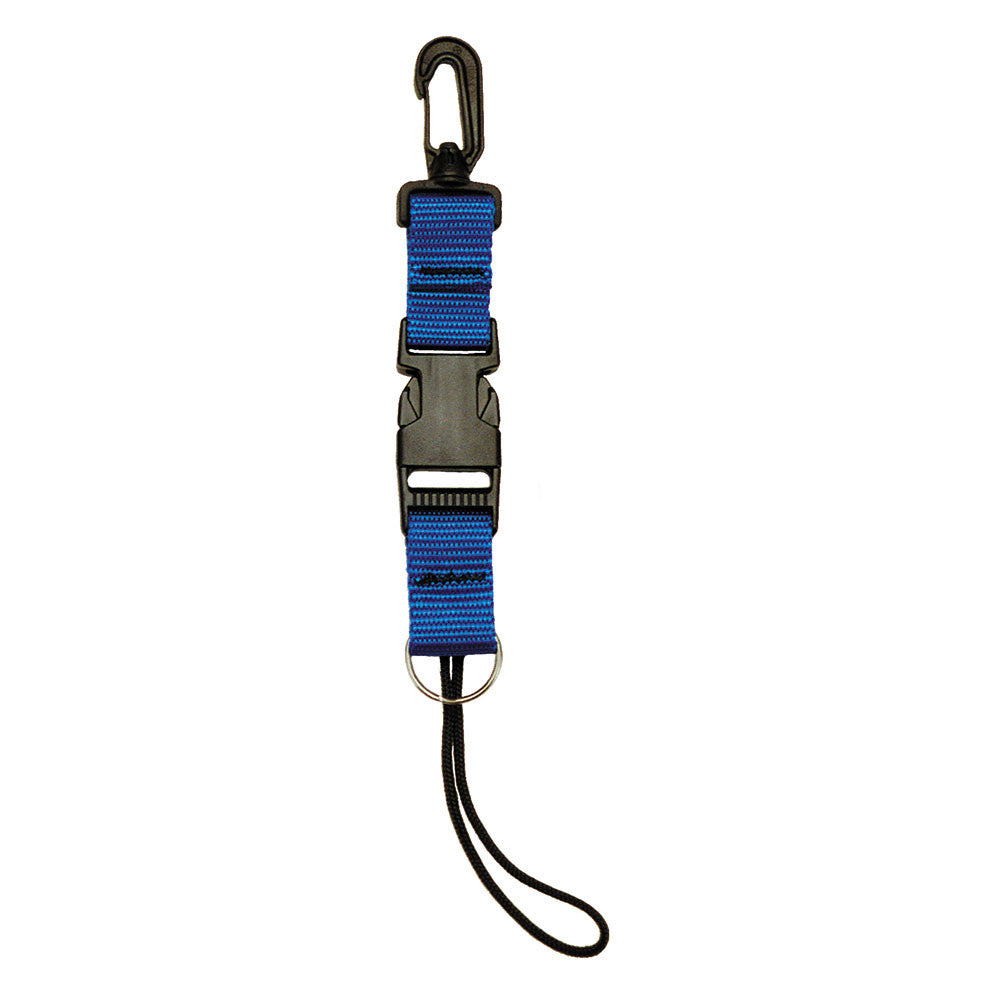 ISC Split Ring Lanyard Blue
