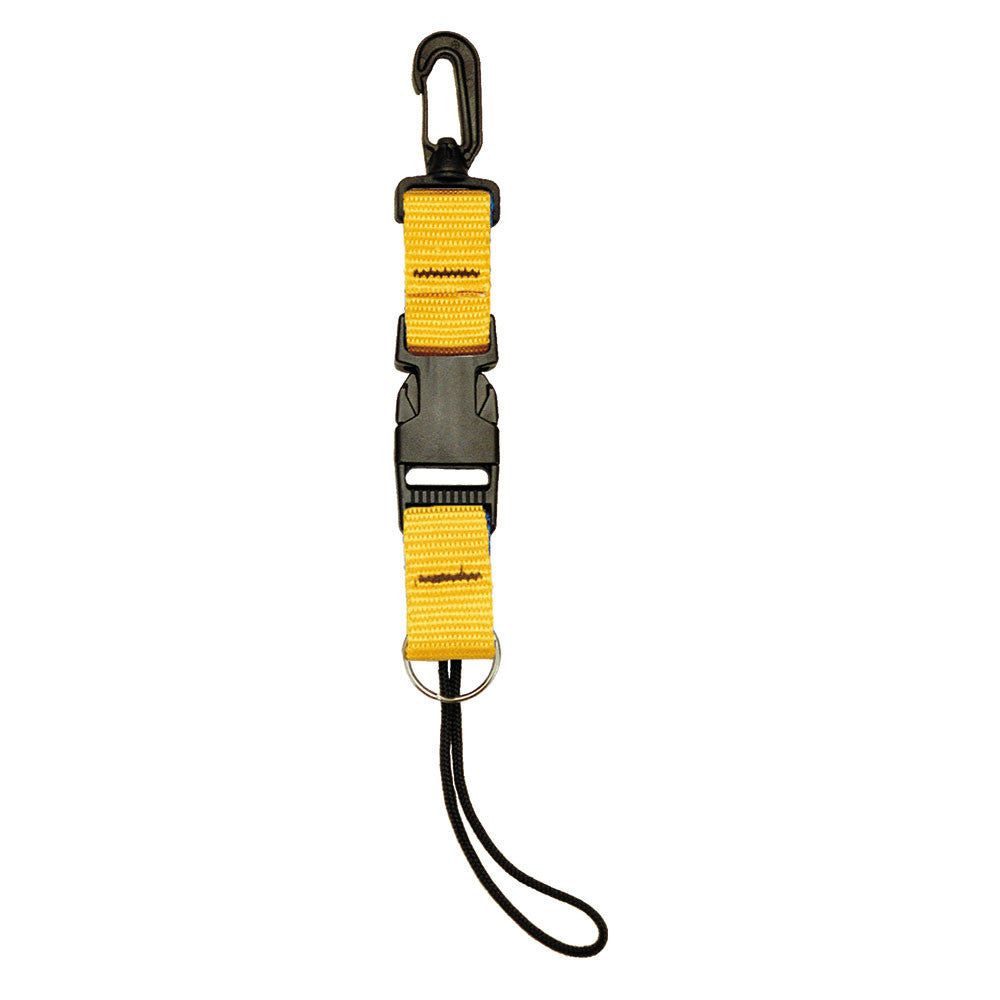 ISC Split Ring Lanyard Yellow
