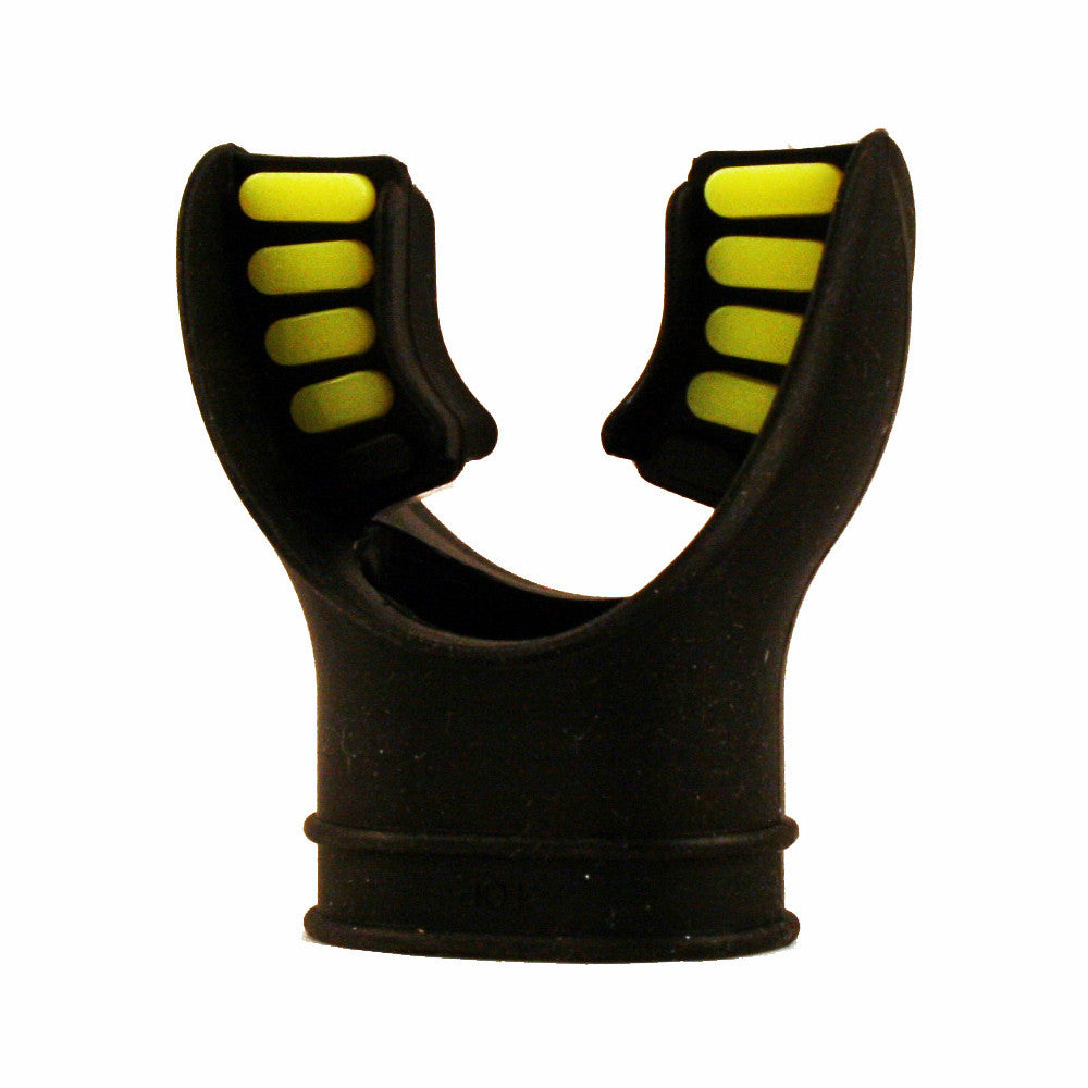 ScubaMax Colored Tabs Confo Mouthpiece Black/Yellow