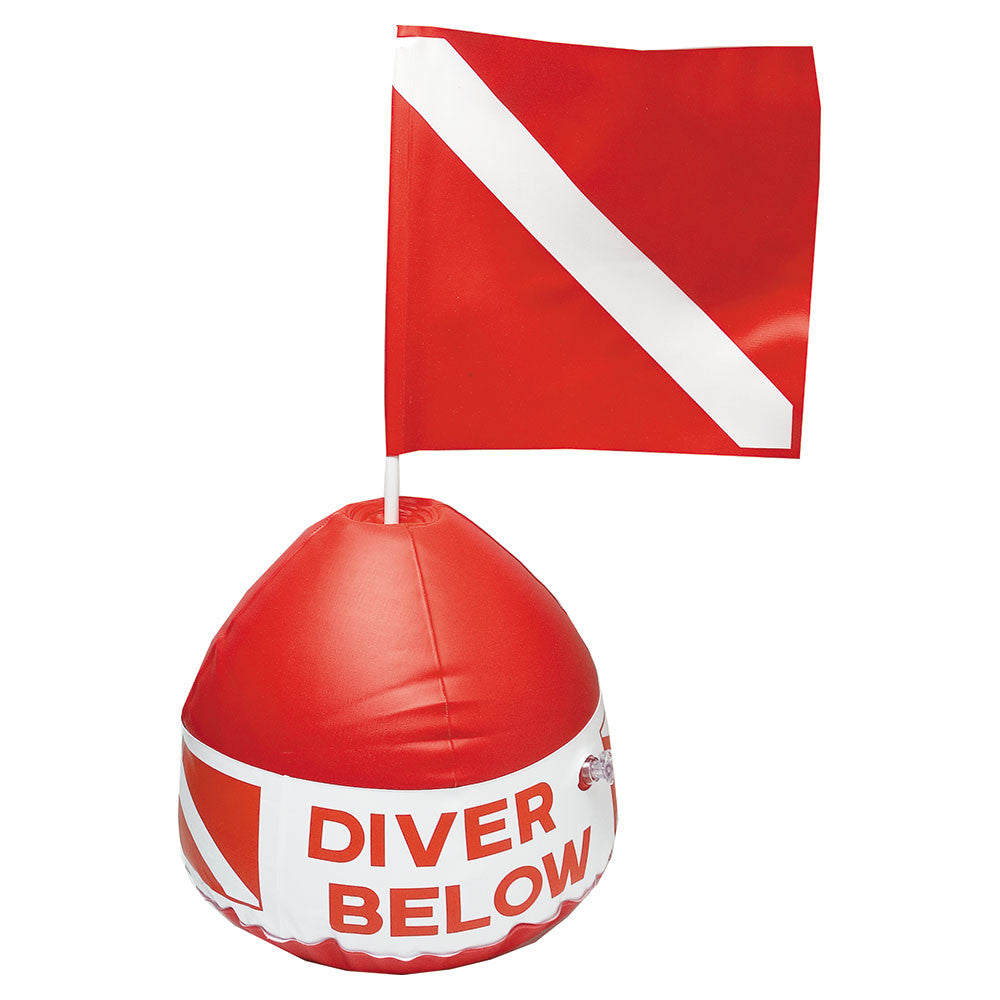 Marine Sports Inflatable Dive Float with Flag