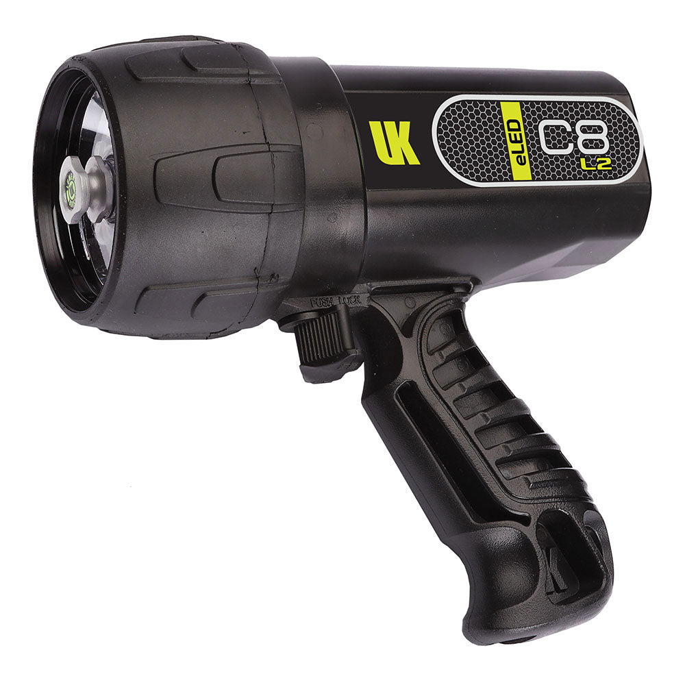 UK C8 eLED Dive Light Black
