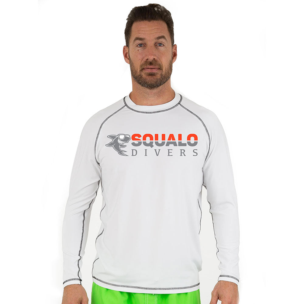 Uzzi Long Sleeve Unisex Rashguard White